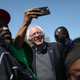 Sen. Bernie Sanders (I-Vt.) joins with others during an event to mark the 50th anniversary of Martin Luther King Jr.’s assassination April 4, 2018, in Memphis, Tenn.